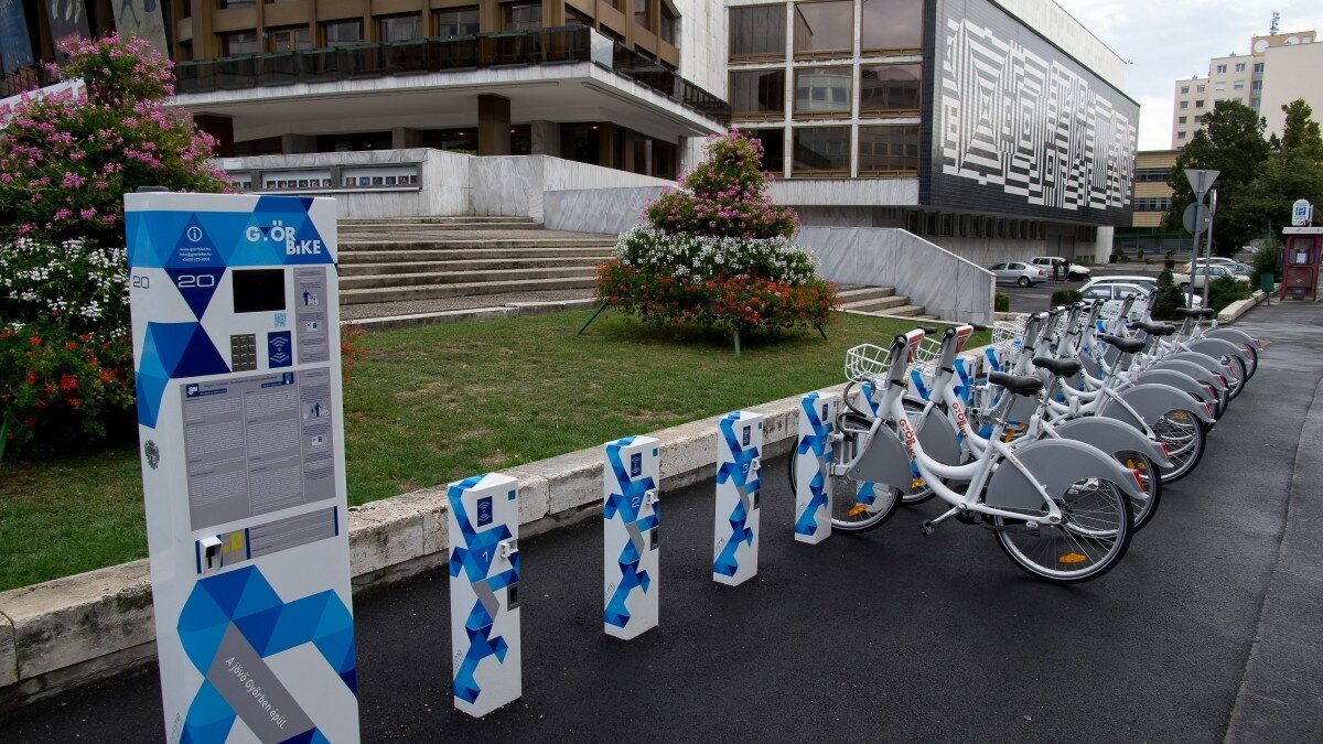 public bike station