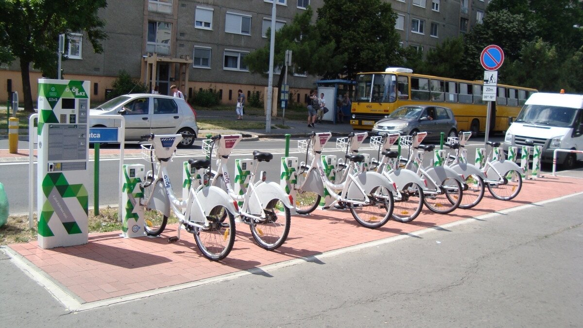 public bike station