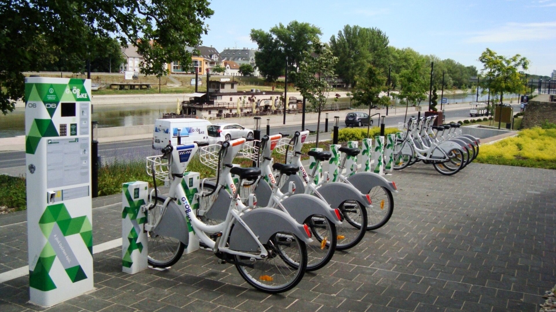 city bike station